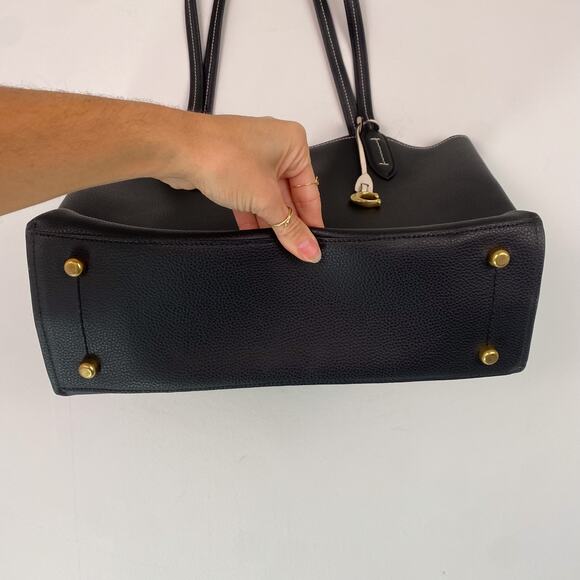 Coach Upcrafted Willow Tote Bag in Black - Picture 3 of 9